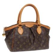 Louis Vuitton Vintage Pre-owned Canvas handvskor Brown, Dam