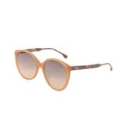 Fendi Vintage Pre-owned Plast solglasgon Brown, Dam