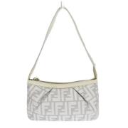 Fendi Vintage Pre-owned Canvas fendi-vskor White, Dam