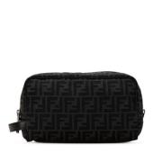 Fendi Vintage Pre-owned Canvas fendi-vskor Black, Dam