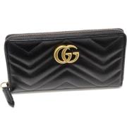 Gucci Vintage Pre-owned Laeder plnbcker Black, Dam