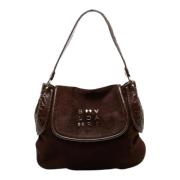 Bvlgari Vintage Pre-owned Mocka axelremsvskor Brown, Dam