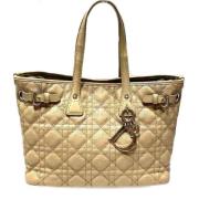 Dior Vintage Pre-owned Canvas handvskor Beige, Dam