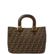 Fendi Vintage Pre-owned Tyg fendi-vskor Brown, Dam