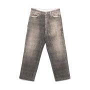 Emporio Armani Taupe Brun Denim Jeans Brown, Herr