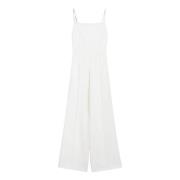 Max Mara Stilren Jumpsuit för Kvinnor White, Dam