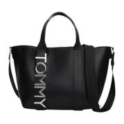 Tommy Hilfiger City Bold Mini Tote Black, Dam