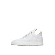 Filling Pieces Låg Top Quiltad Vit White, Herr