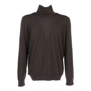 Ermenegildo Zegna Stilren Turtleneck Tröja Beige, Herr