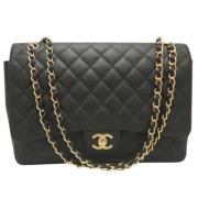 Chanel Vintage Pre-owned Laeder chanel-vskor Black, Dam