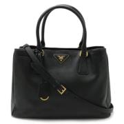 Prada Vintage Pre-owned Laeder handvskor Black, Dam