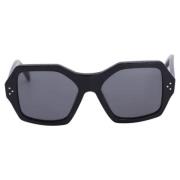 Celine Vintage Pre-owned Acetat solglasgon Black, Dam