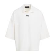 Fear Of God Shell Piquet Polo Shirt White, Herr