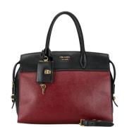 Prada Vintage Pre-owned Laeder handvskor Red, Dam