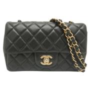 Chanel Vintage Pre-owned Laeder chanel-vskor Black, Dam