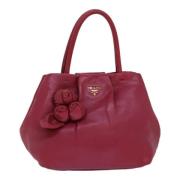 Prada Vintage Pre-owned Laeder handvskor Pink, Dam