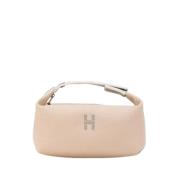 Hermès Vintage Pre-owned Canvas handvskor Beige, Dam