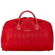 Burberry Vintage Pre-owned Canvas handvskor Red, Dam