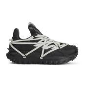 Moncler Svarta Trailgrip Megalace Sneakers Black, Herr