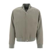 Jil Sander Stilig Gabardin Bomberjacka Gray, Herr