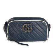 Gucci Vintage Pre-owned Laeder gucci-vskor Blue, Dam