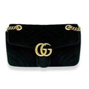 Gucci Vintage Pre-owned Tyg gucci-vskor Black, Dam