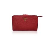 Prada Vintage Pre-owned Laeder plnbcker Red, Dam