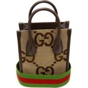 Gucci Vintage Pre-owned Canvas gucci-vskor Brown, Dam