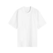 Y-3 Satin Logo Print Tee White, Herr