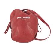 Yves Saint Laurent Vintage Pre-owned Laeder axelremsvskor Red, Dam