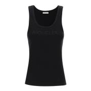 Moncler Sleeveless Tops Black, Dam