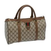 Gucci Vintage Pre-owned Laeder gucci-vskor Beige, Dam