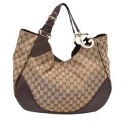 Gucci Vintage Pre-owned Laeder gucci-vskor Beige, Dam