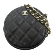 Chanel Vintage Pre-owned Laeder chanel-vskor Black, Dam