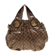 Gucci Vintage Pre-owned Canvas gucci-vskor Brown, Dam