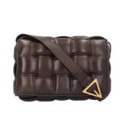 Bottega Veneta Vintage Pre-owned Laeder axelremsvskor Brown, Dam