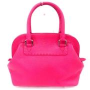 Fendi Vintage Pre-owned Laeder handvskor Pink, Dam