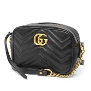 Gucci Vintage Pre-owned Tyg gucci-vskor Black, Dam