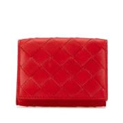 Bottega Veneta Vintage Pre-owned Laeder plnbcker Red, Dam