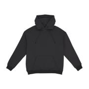 Usual Svart Broderad Hoodie Höst/Vinter 2024 Black, Herr