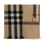 Burberry Ullscarf med rutmönster Beige, Unisex