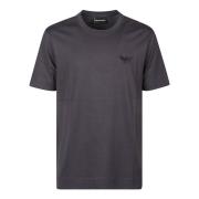 Emporio Armani Broderad Logot-shirt Gray, Herr