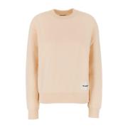 Jil Sander Stiliga Sweatshirts för en Modern Look Beige, Dam