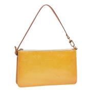 Louis Vuitton Vintage Pre-owned Laeder kuvertvskor Yellow, Dam