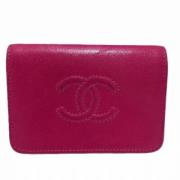 Chanel Vintage Pre-owned Laeder plnbcker Pink, Dam