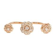 Chanel Vintage Pre-owned Roseguld ringar Yellow, Dam