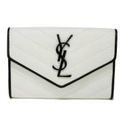 Yves Saint Laurent Vintage Pre-owned Laeder plnbcker White, Dam