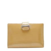 Yves Saint Laurent Vintage Pre-owned Laeder plnbcker Beige, Dam