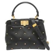 Fendi Vintage Pre-owned Laeder handvskor Black, Dam