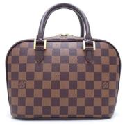 Louis Vuitton Vintage Pre-owned Canvas handvskor Brown, Dam